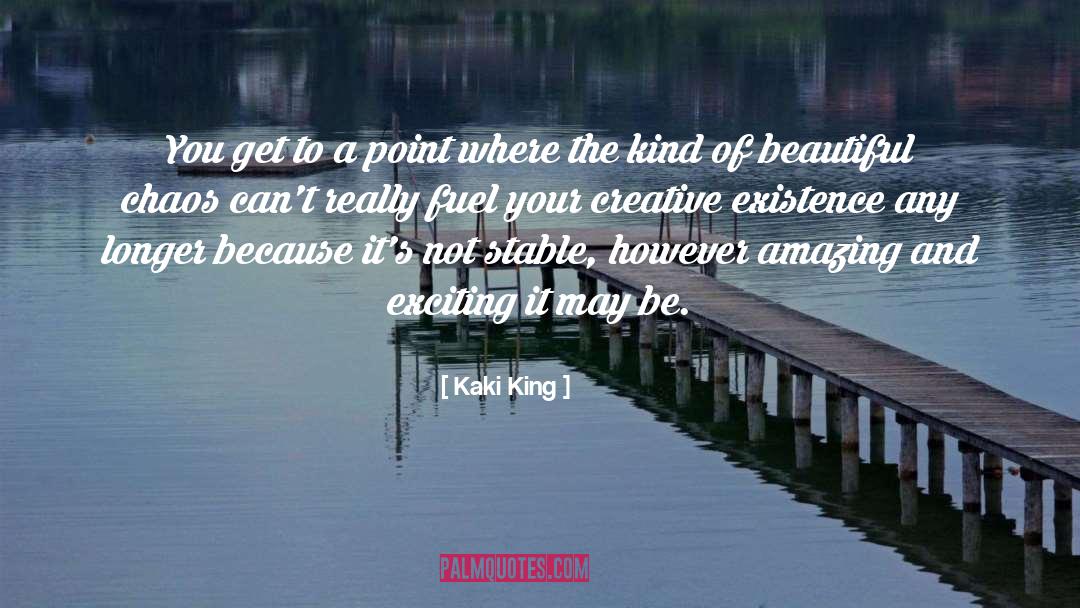 Kaki King Quotes: You get to a point