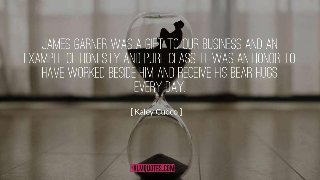 Kaley Cuoco Quotes: James Garner was a gift