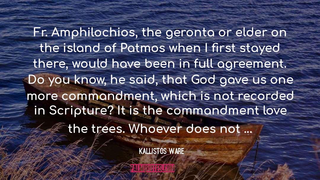 Kallistos Ware Quotes: Fr. Amphilochios, the geronta or