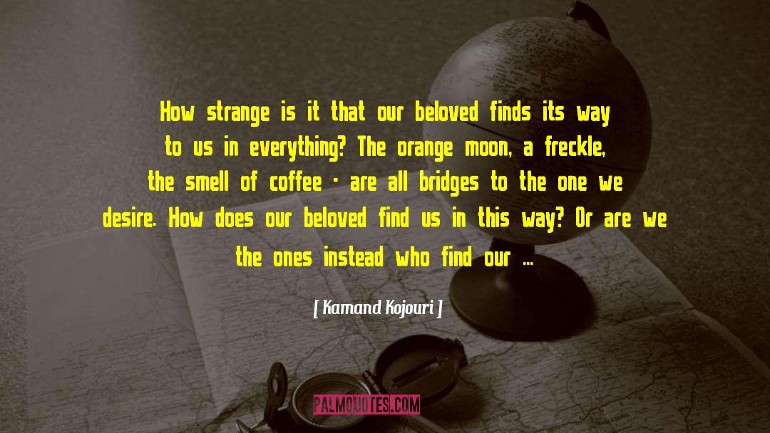 Kamand Kojouri Quotes: How strange is it <br