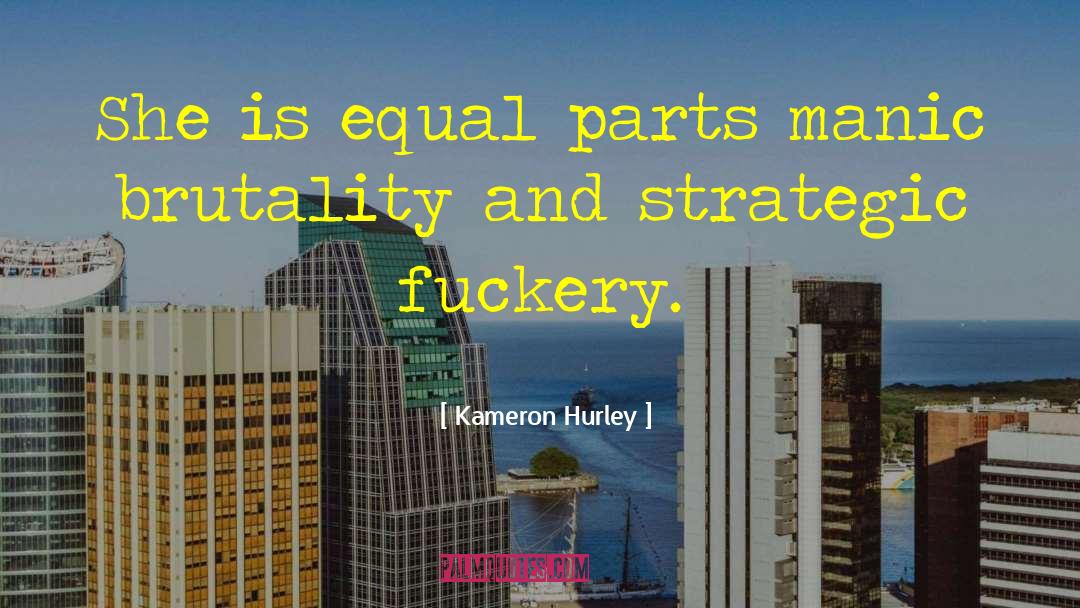 Kameron Hurley Quotes: She is equal parts manic