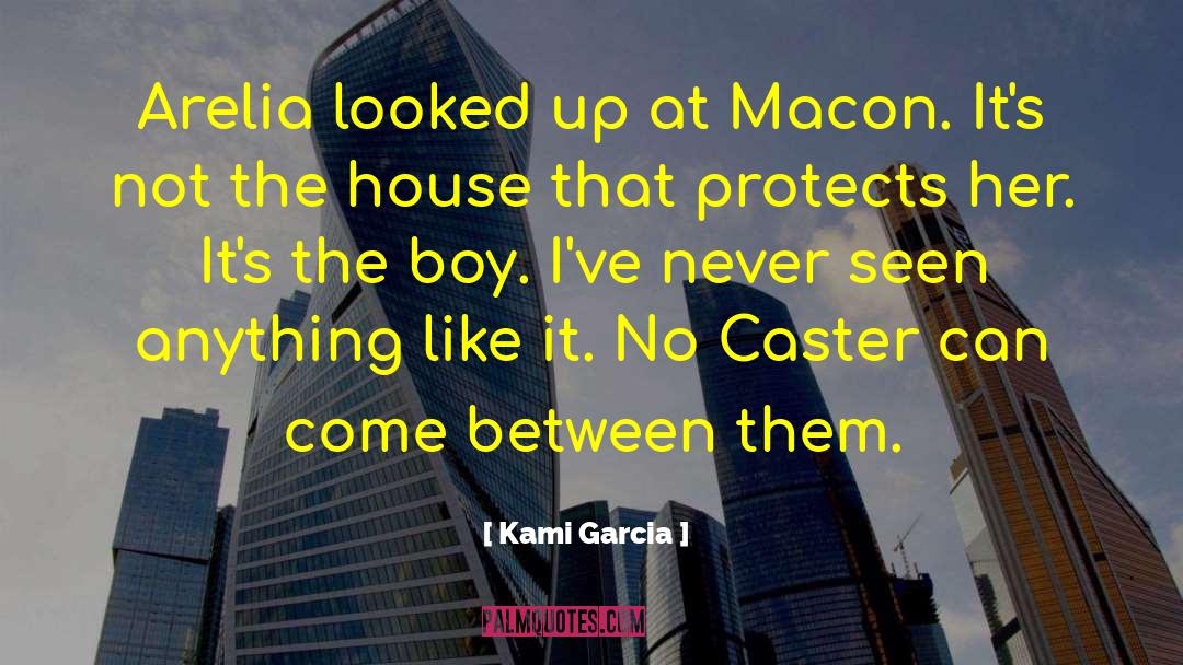 Kami Garcia Quotes: Arelia looked up at Macon.