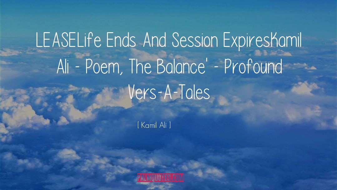 Kamil Ali Quotes: LEASE<br>Life Ends And Session Expires<br>Kamil