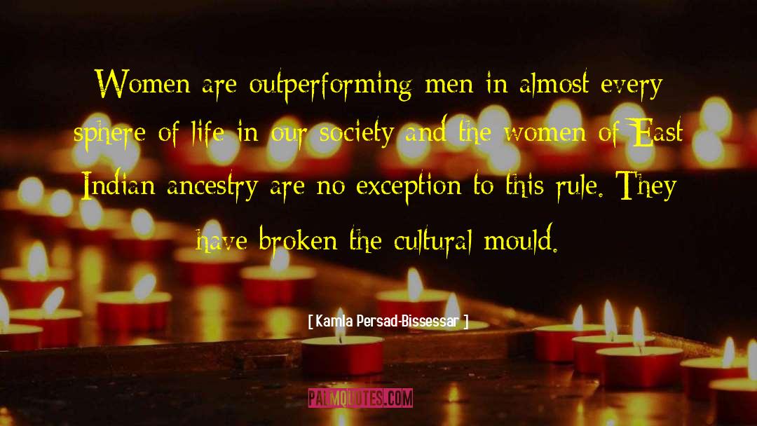 Kamla Persad-Bissessar Quotes: Women are outperforming men in