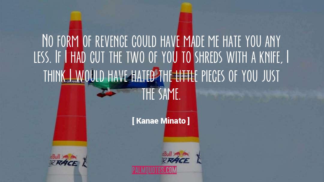 Kanae Minato Quotes: No form of revenge could