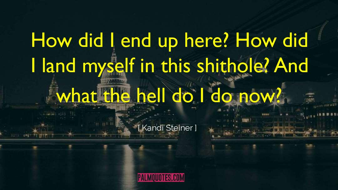 Kandi Steiner Quotes: How did I end up