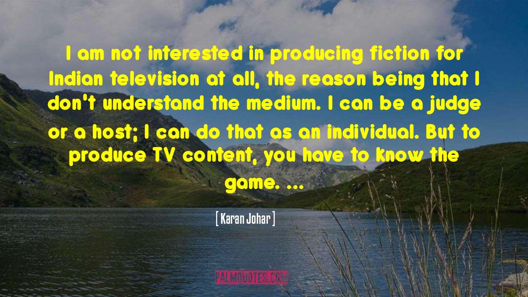 Karan Johar Quotes: I am not interested in