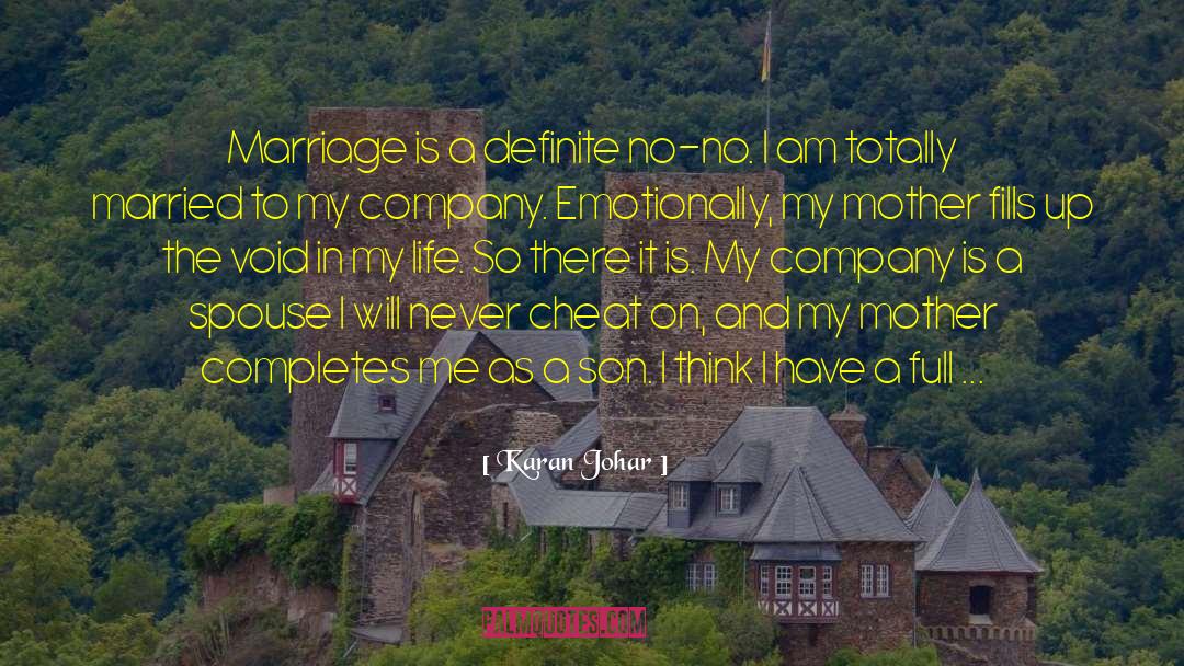 Karan Johar Quotes: Marriage is a definite no-no.