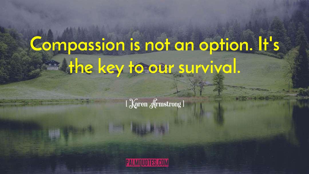 Karen Armstrong Quotes: Compassion is not an option.