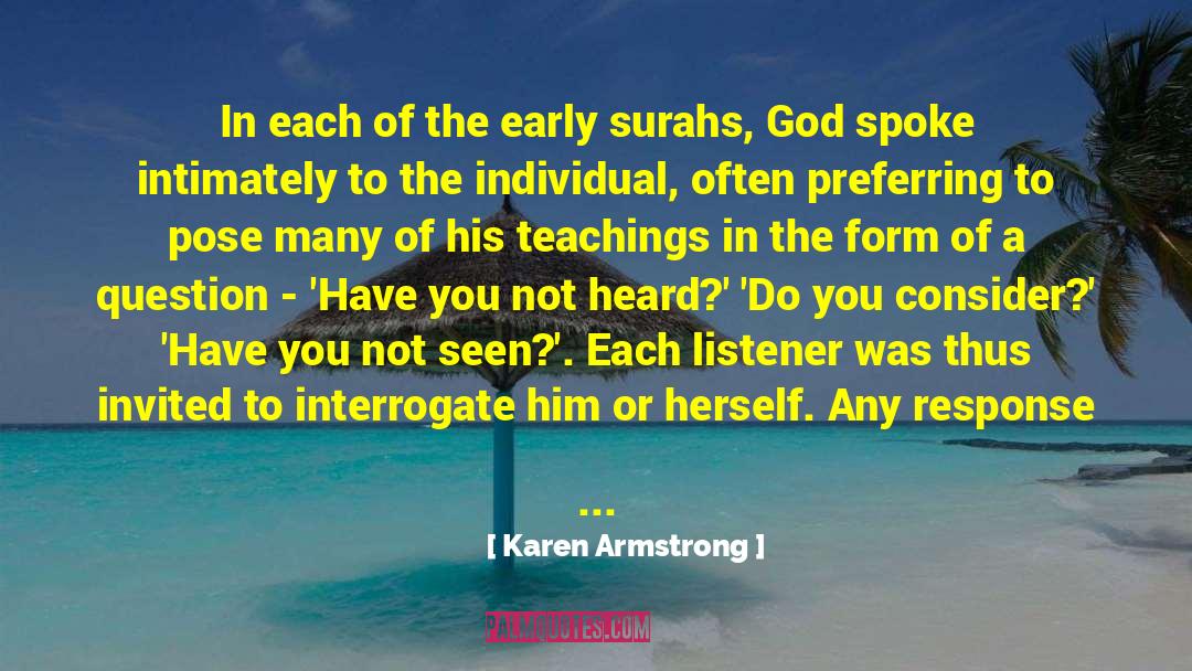 Karen Armstrong Quotes: In each of the early