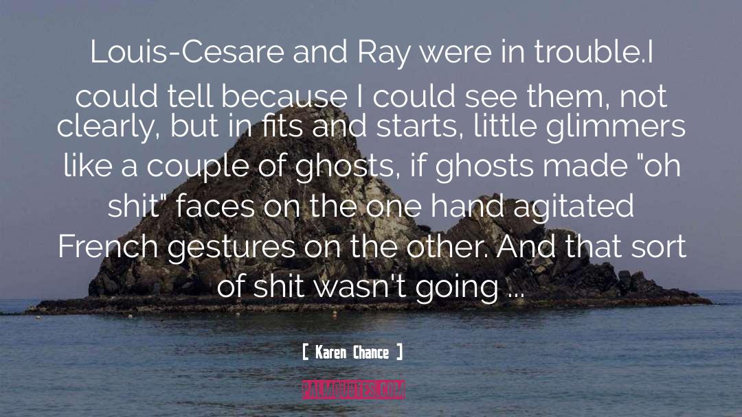 Karen Chance Quotes: Louis-Cesare and Ray were in