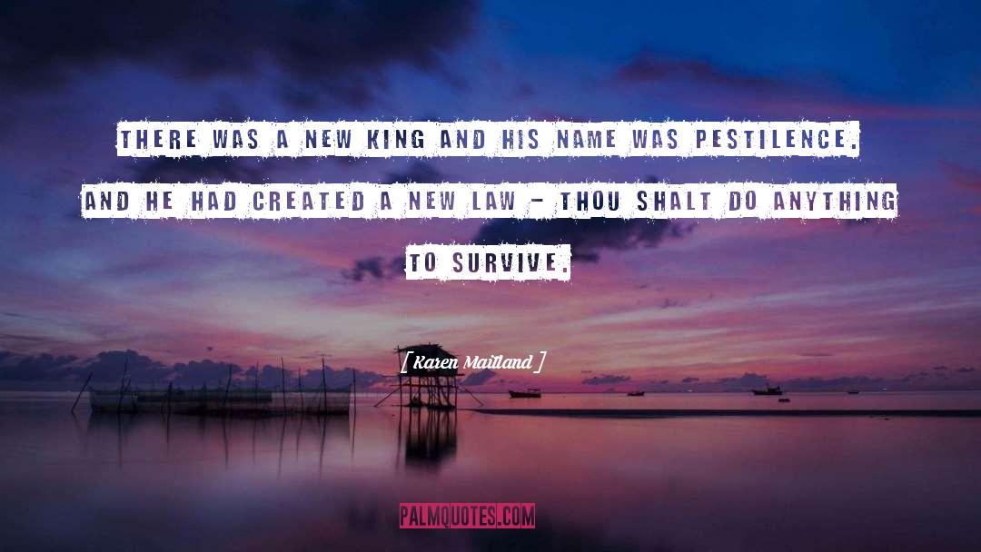 Karen Maitland Quotes: There was a new king