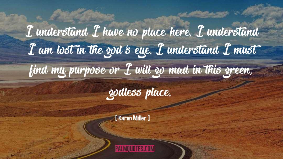 Karen Miller Quotes: I understand I have no