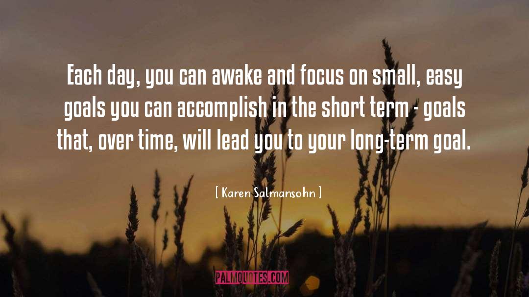 Karen Salmansohn Quotes: Each day, you can awake