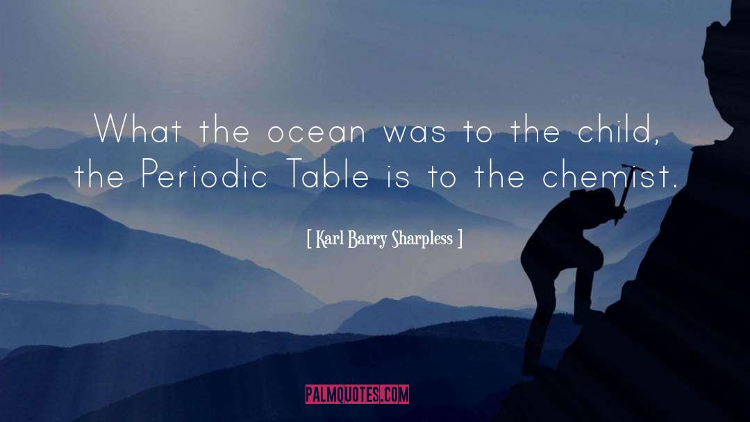 Karl Barry Sharpless Quotes: What the ocean was to