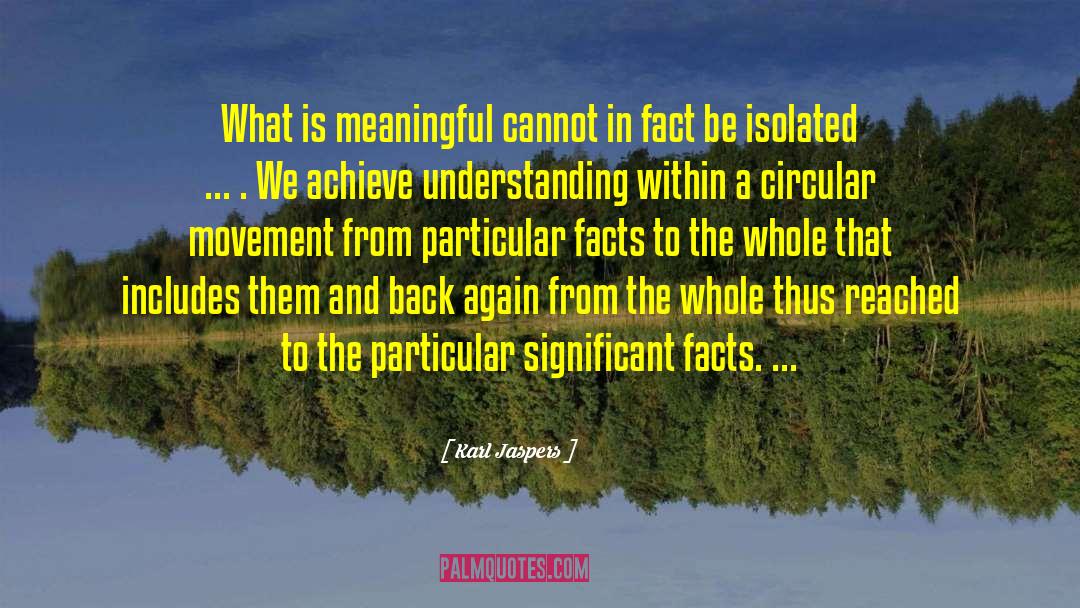 Karl Jaspers Quotes: What is meaningful cannot in
