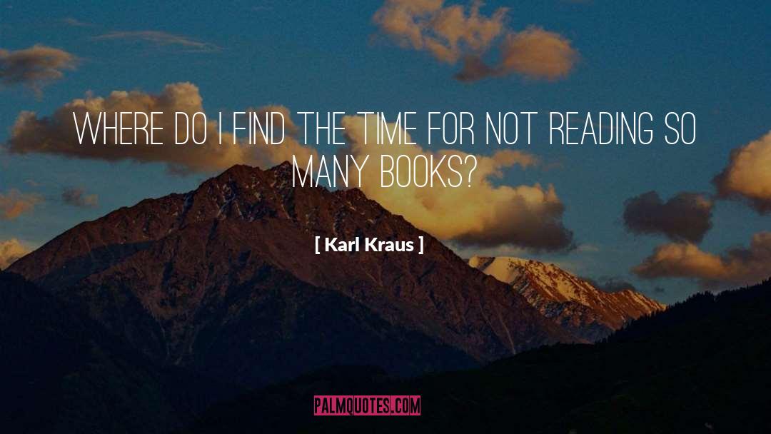 Karl Kraus Quotes: Where do I find the