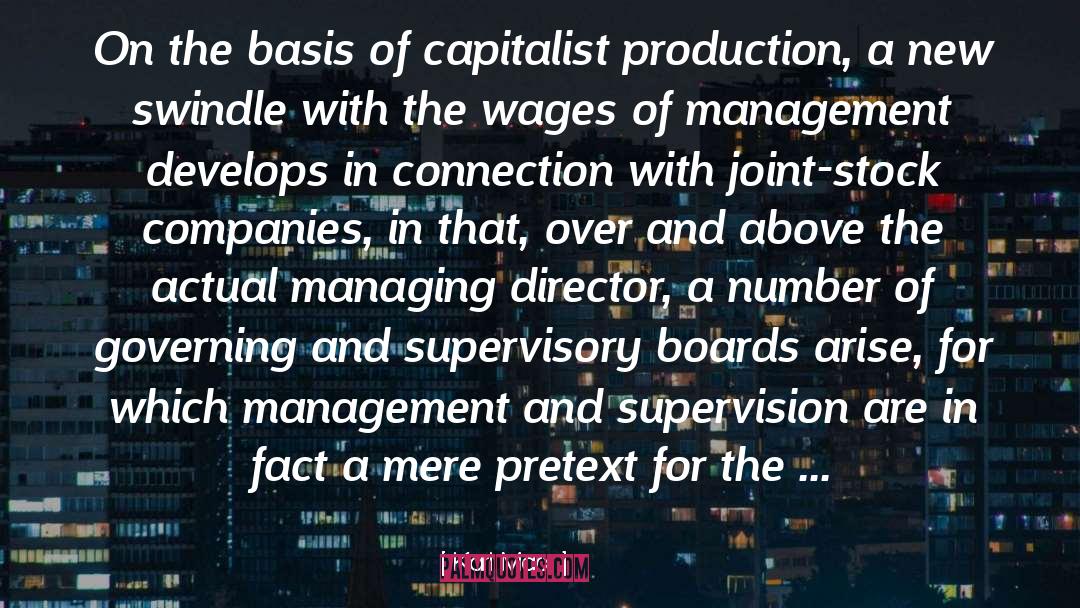 Karl Marx Quotes: On the basis of capitalist