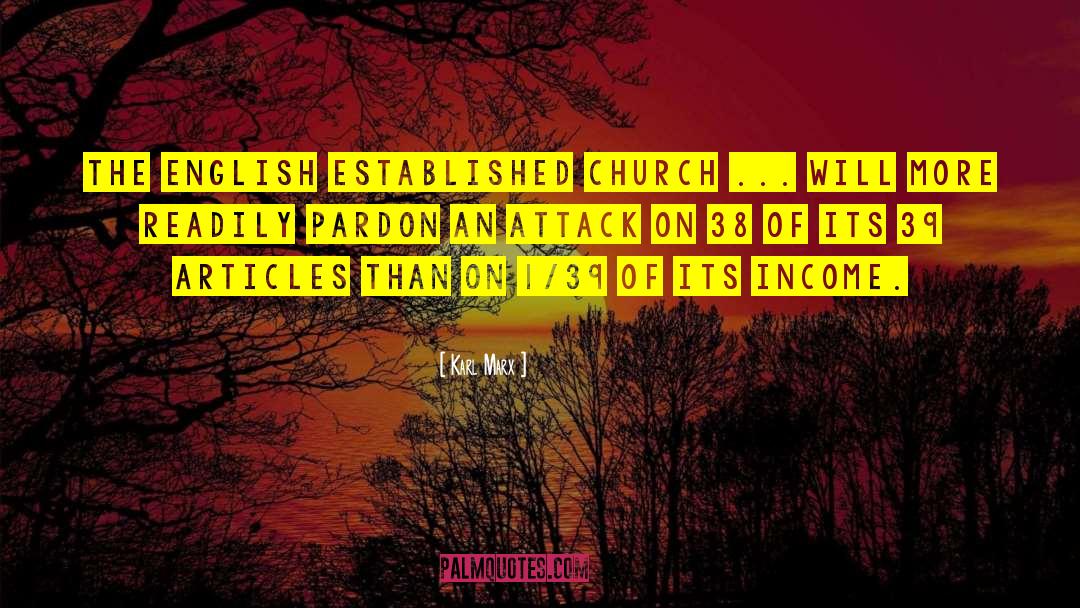 Karl Marx Quotes: The English Established Church ...