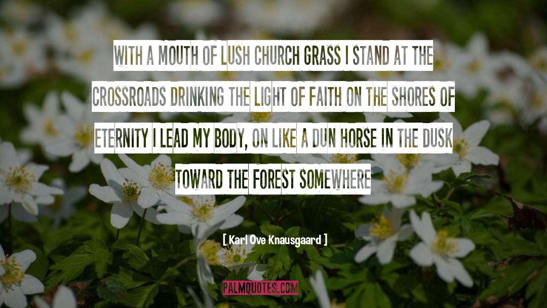 Karl Ove Knausgaard Quotes: with a mouth of lush