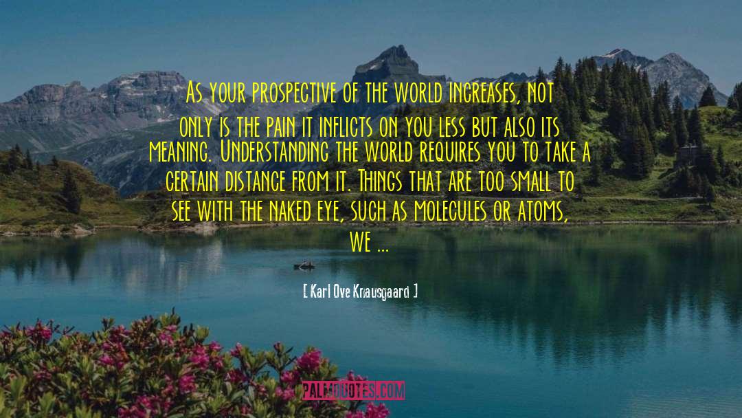 Karl Ove Knausgaard Quotes: As your prospective of the