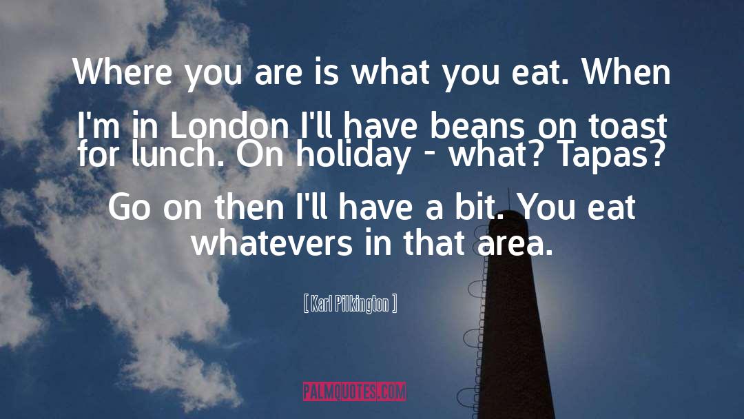 Karl Pilkington Quotes: Where you are is what