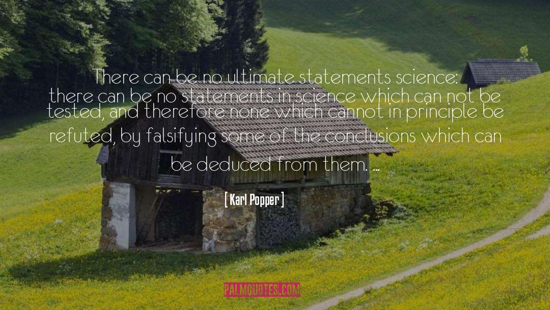 Karl Popper Quotes: There can be no ultimate