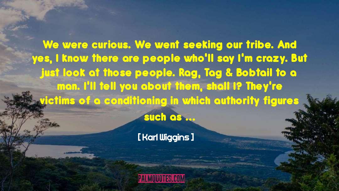 Karl Wiggins Quotes: We were curious. We went