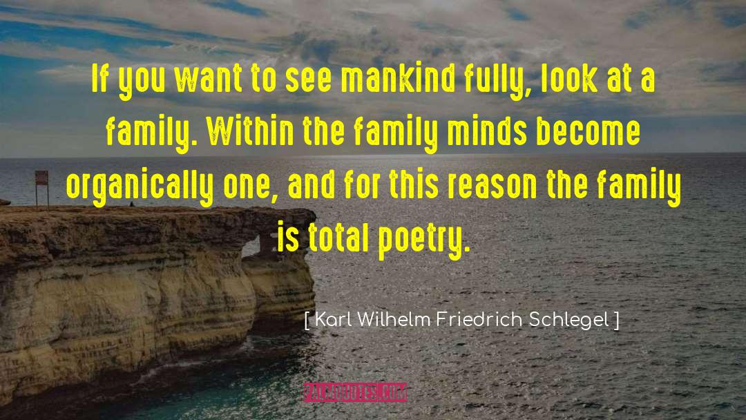Karl Wilhelm Friedrich Schlegel Quotes: If you want to see