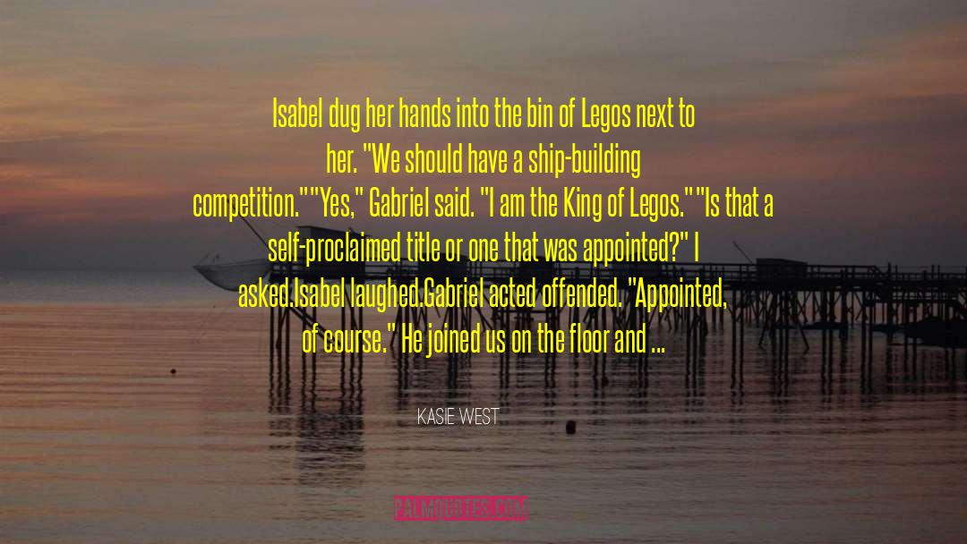 Kasie West Quotes: Isabel dug her hands into