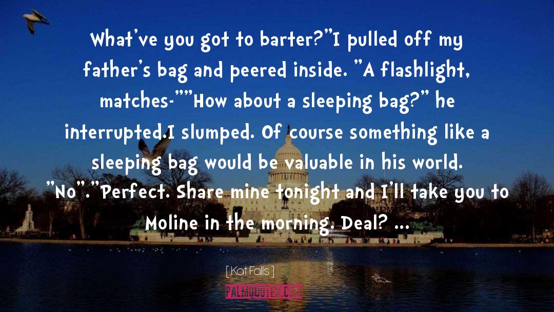 Kat Falls Quotes: What've you got to barter?