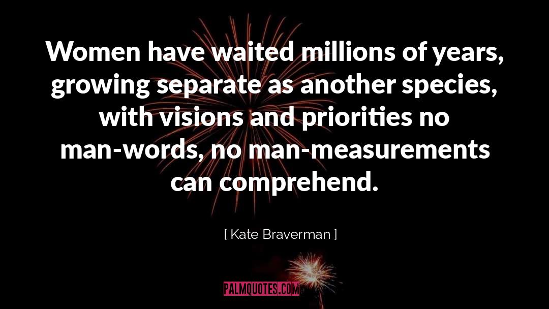 Kate Braverman Quotes: Women have waited millions of