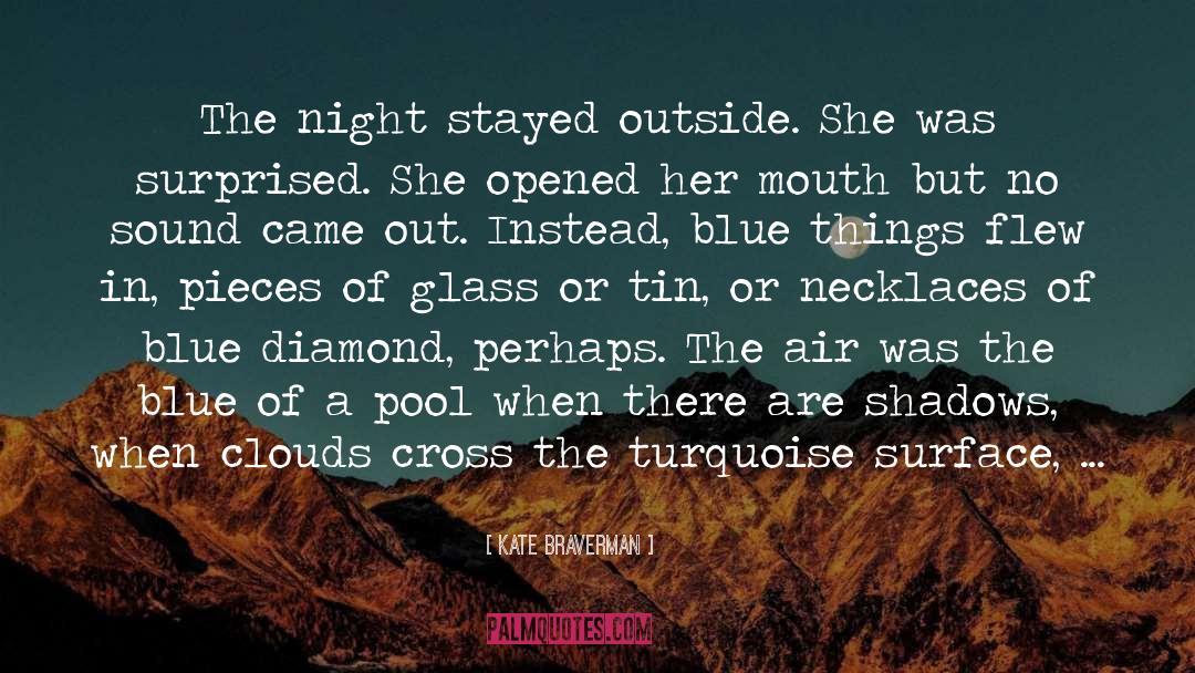 Kate Braverman Quotes: The night stayed outside. She