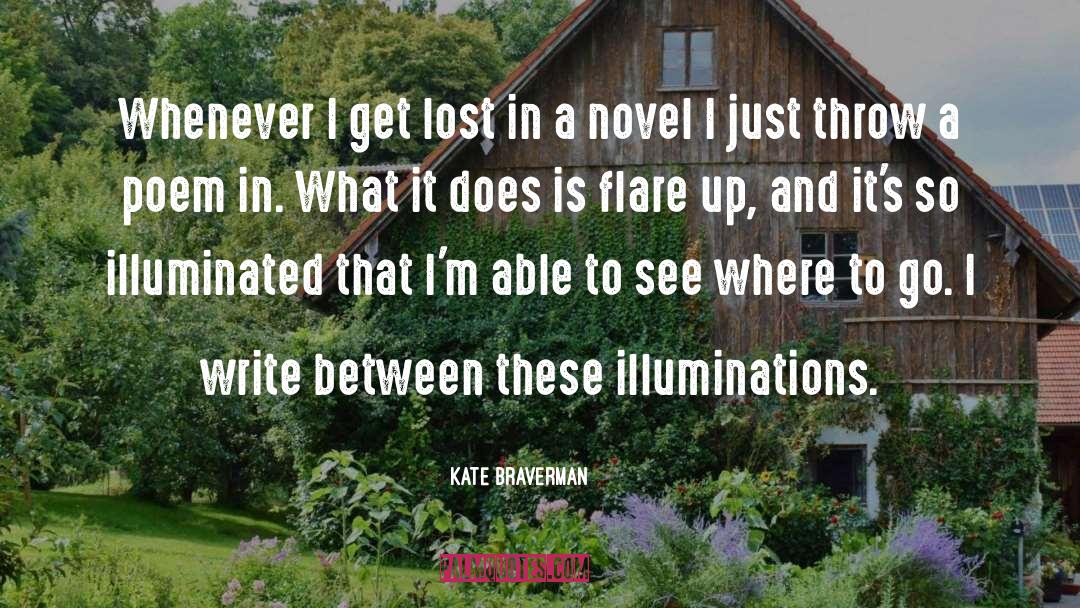 Kate Braverman Quotes: Whenever I get lost in