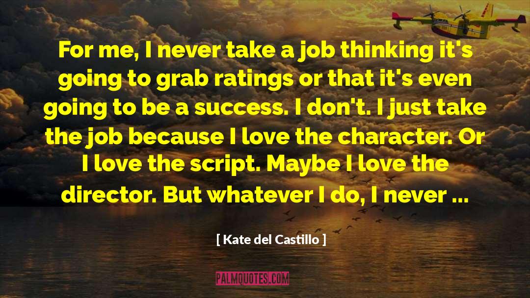 Kate Del Castillo Quotes: For me, I never take