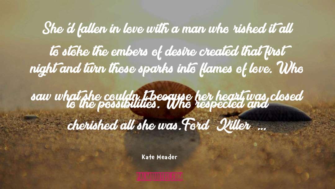 Kate Meader Quotes: She'd fallen in love with