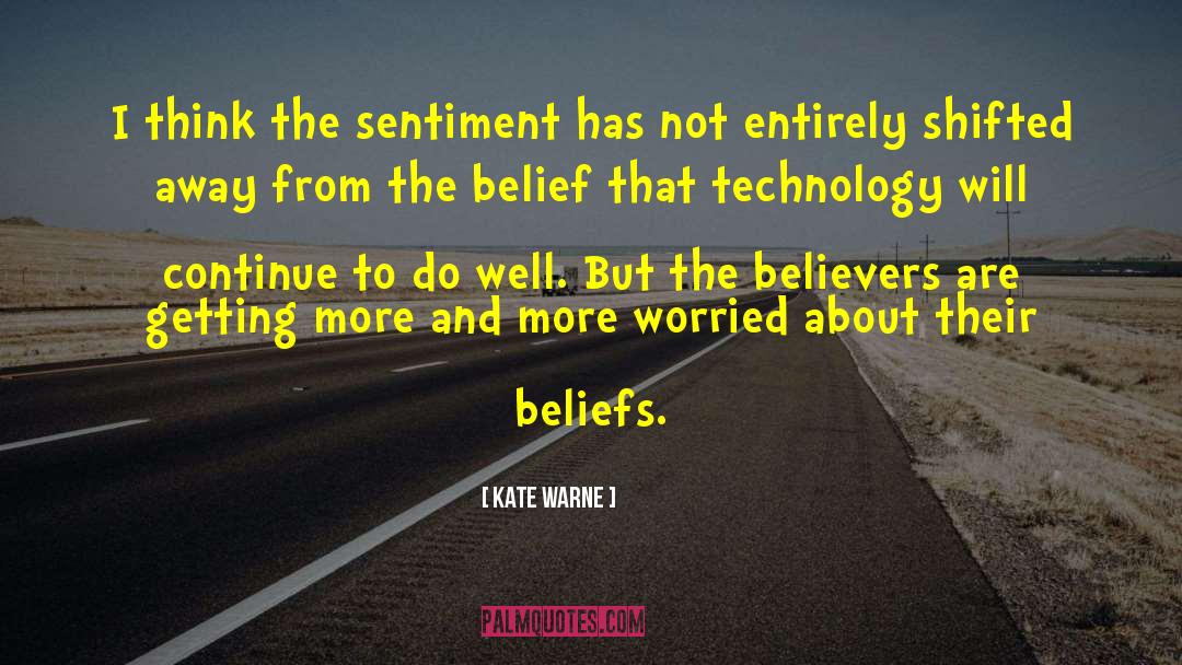 Kate Warne Quotes: I think the sentiment has