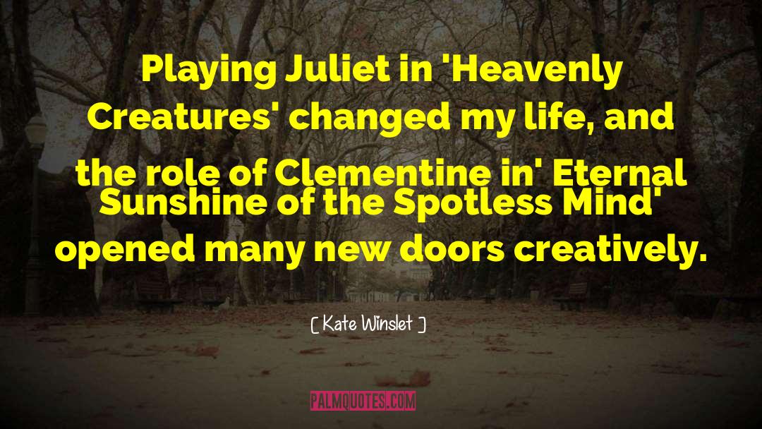 Kate Winslet Quotes: Playing Juliet in 'Heavenly Creatures'