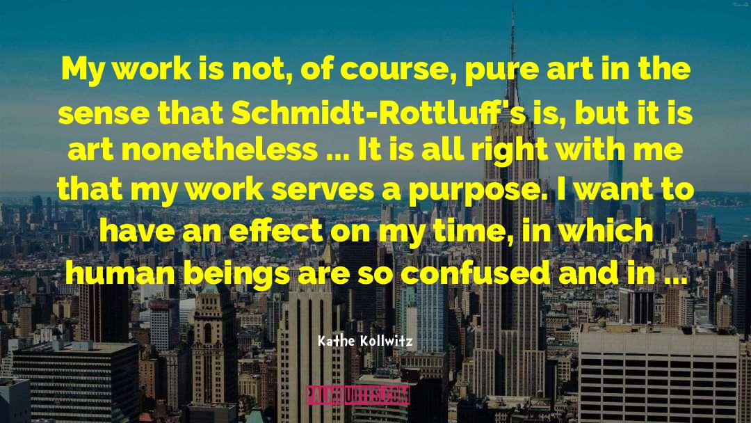 Kathe Kollwitz Quotes: My work is not, of