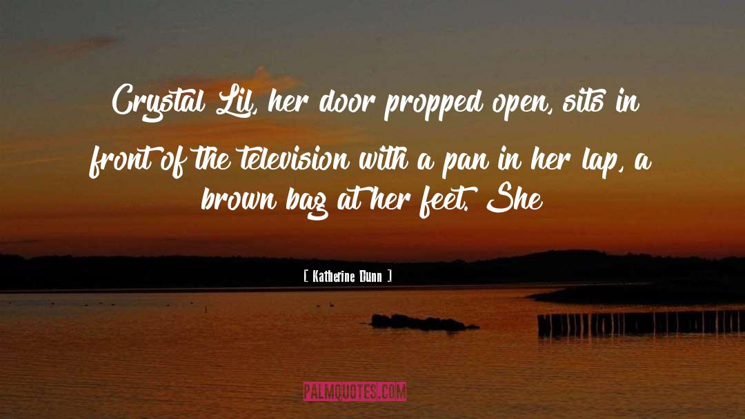 Katherine Dunn Quotes: Crystal Lil, her door propped