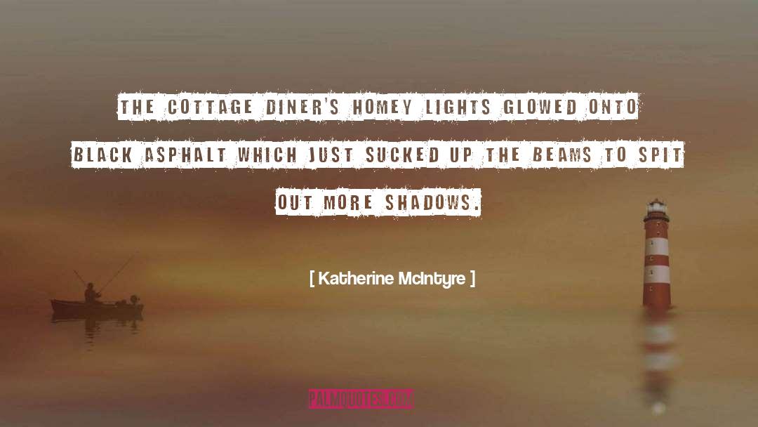 Katherine McIntyre Quotes: The Cottage Diner's homey lights