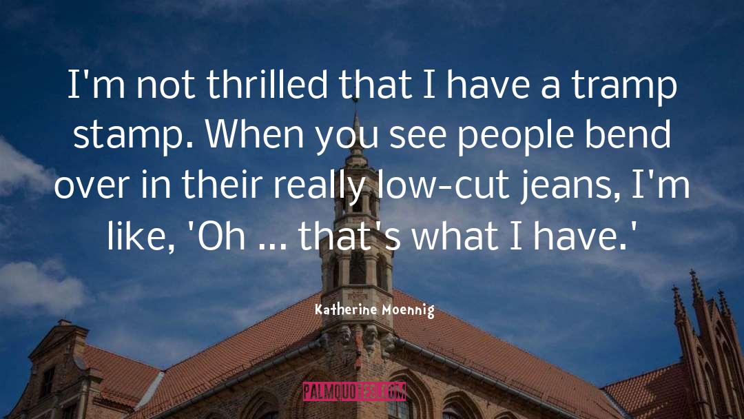 Katherine Moennig Quotes: I'm not thrilled that I