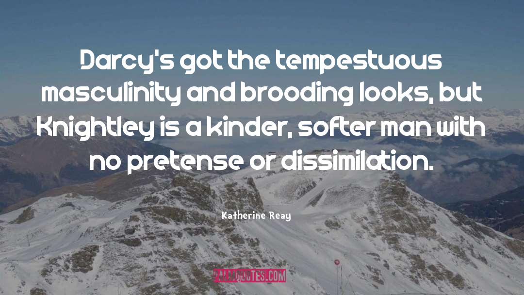Katherine Reay Quotes: Darcy's got the tempestuous masculinity