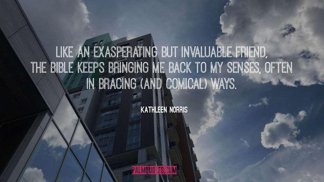 Kathleen Norris Quotes: Like an exasperating but invaluable