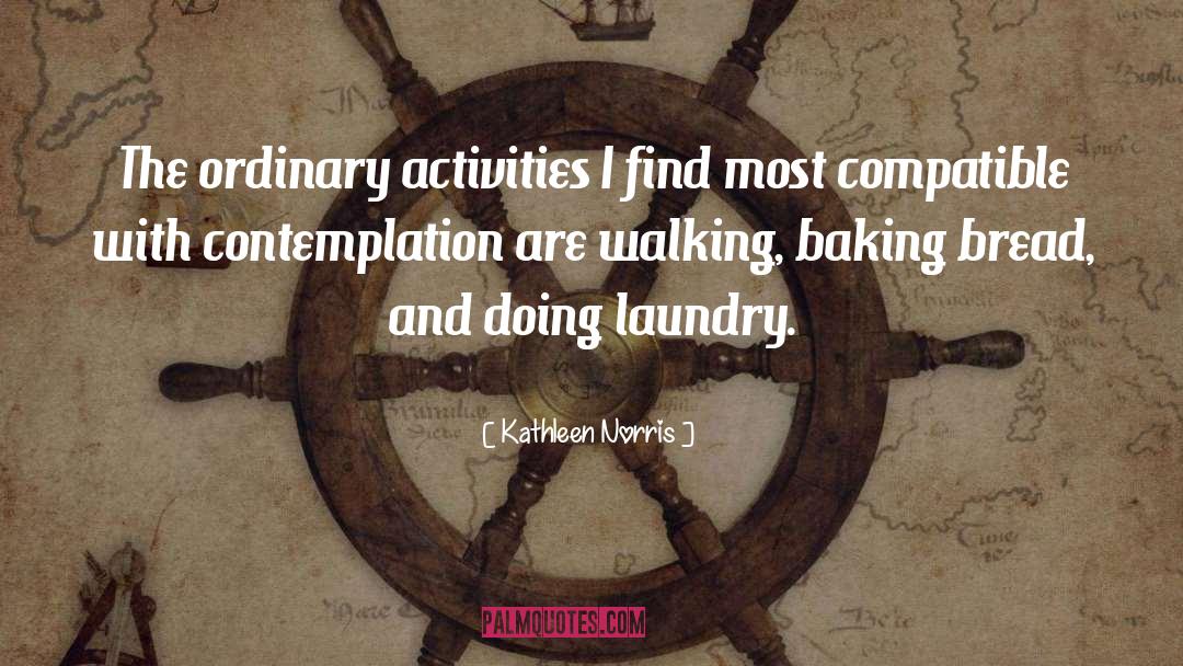 Kathleen Norris Quotes: The ordinary activities I find