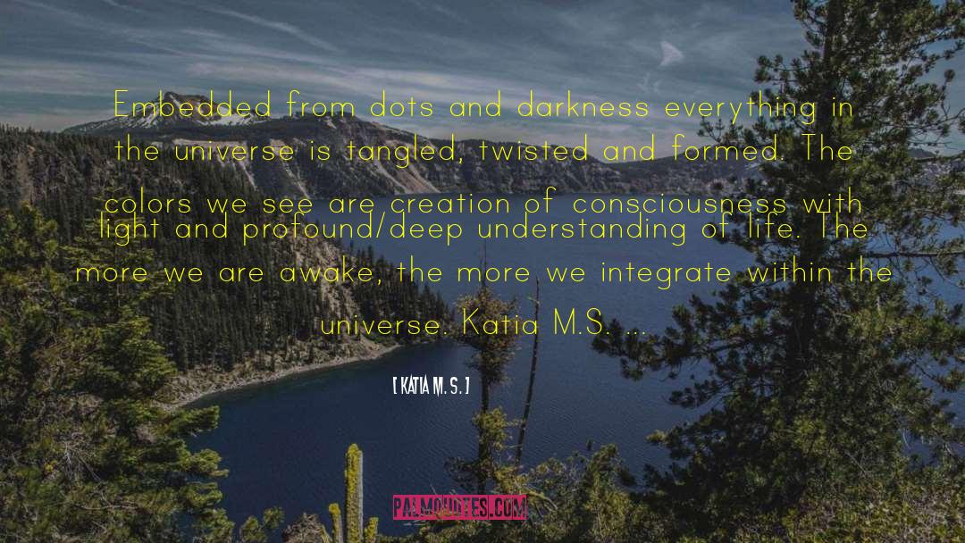 Katia M. S. Quotes: Embedded from dots and darkness