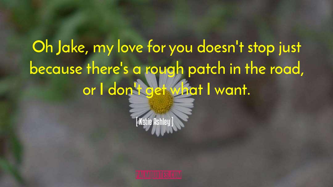 Katie Ashley Quotes: Oh Jake, my love for