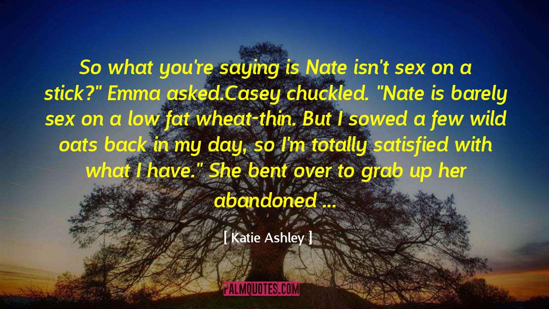 Katie Ashley Quotes: So what you're saying is