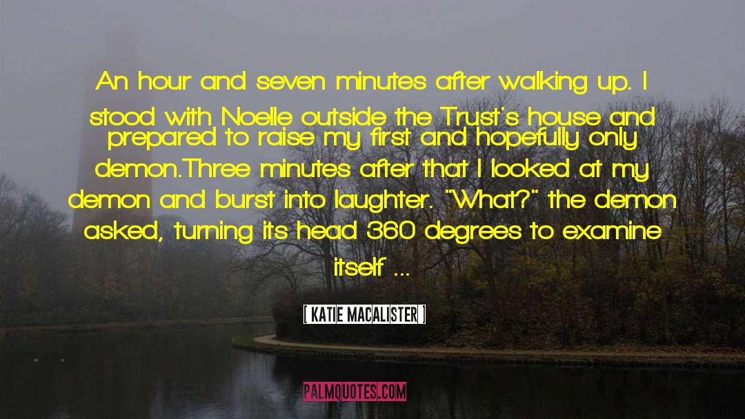 Katie MacAlister Quotes: An hour and seven minutes