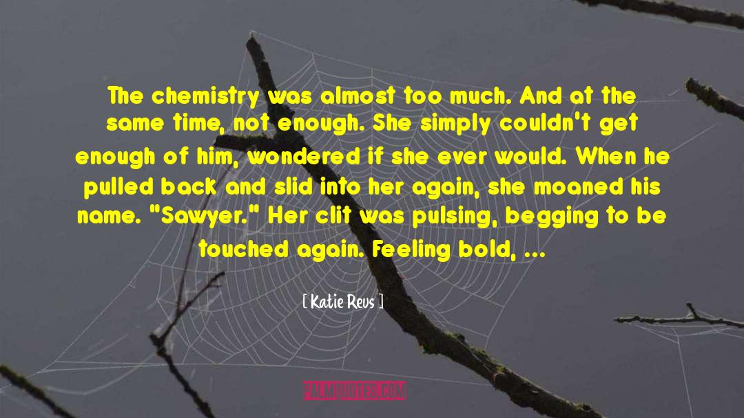 Katie Reus Quotes: The chemistry was almost too